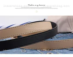 کمربند زنانه سگک گرد (وارداتی) کد 14617