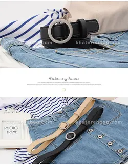 کمربند زنانه سگک گرد (وارداتی) کد 14617