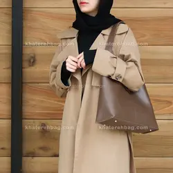 کیف دو لبه دوخت ساده - کد : (25479)