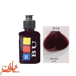 رنگ موی فانتزی ژله ای بیو رنگ قرمزیاقوتی B16 در فروشگاه خاتون