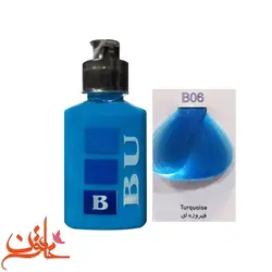 قیمت و خرید رنگ موی فانتزی ژله ای بیو رنگ آبی فیروزه ای B6