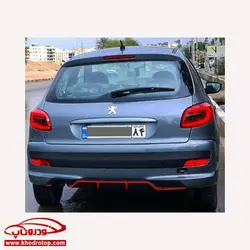 دیفیوزر عقب پژو 207 Peugeot 207 rear bumper diffuser