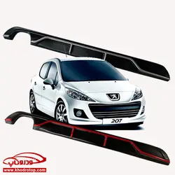 دیفیوزر عقب پژو 207 Peugeot 207 rear bumper diffuser