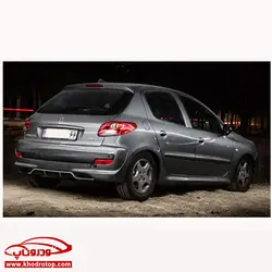 دیفیوزر عقب پژو 207 Peugeot 207 rear bumper diffuser
