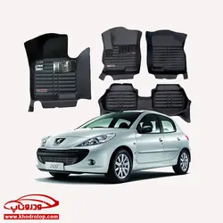 زیرپایی سه بعدی پژو Peugeot 207i
