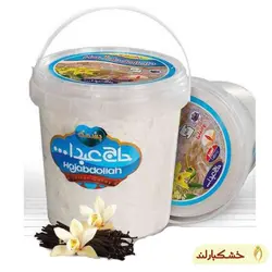 پشمک وانیلی ظرفی حاج عبدالله