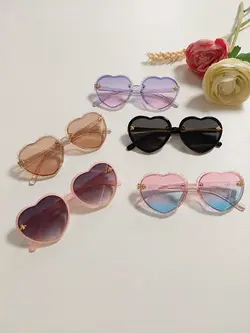 عینک دخترانه قلبی کد 876