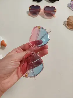 عینک دخترانه قلبی کد 876