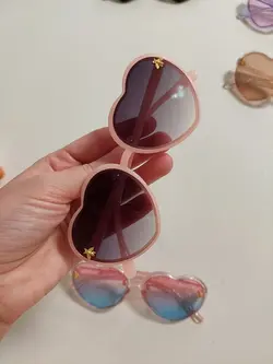 عینک دخترانه قلبی کد 876