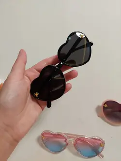 عینک دخترانه قلبی کد 876