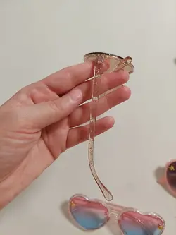 عینک دخترانه قلبی کد 876