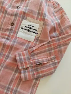 شومیز پسرانه می می چهار خونه بزرگ کد 2000