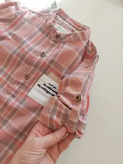 شومیز پسرانه می می چهار خونه بزرگ کد 2000