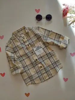 شومیز پسرانه می می چهار خونه بزرگ کد 2000