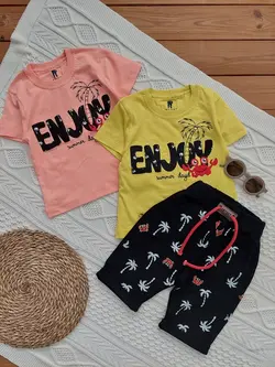 ست تیشرت شلوارک خرچنگ کد 567
