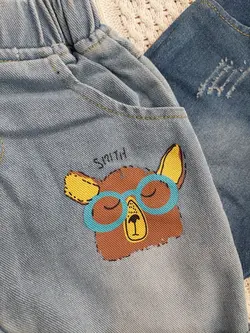 شورتک جین فانتزی کد 575