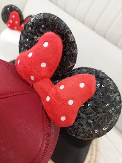 کلاه دخترانه میکی پاپیونی کد 610