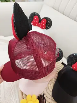 کلاه دخترانه میکی پاپیونی کد 610