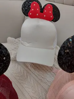 کلاه دخترانه میکی پاپیونی کد 610