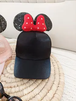 کلاه دخترانه میکی پاپیونی کد 610