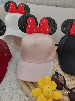 کلاه دخترانه میکی پاپیونی کد 610
