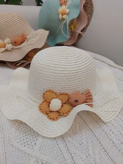 کلاه حصیری ساحلی مدل ماهی کد 606