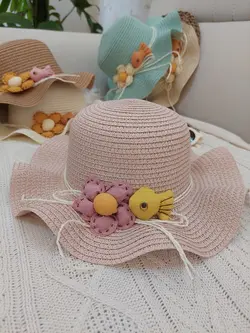 کلاه حصیری ساحلی مدل ماهی کد 606