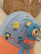 کلاه عروسک دار خرسی کد 600