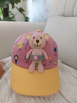 کلاه عروسک دار خرسی کد 600