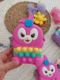 کیف سیلیکونی مدل خرگوش پاپتی کد 597