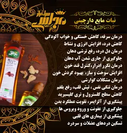 نبات مایع دارچین 570gr