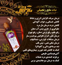 نبات مایع زنجبیل 570gr