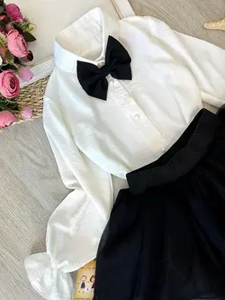 شومیز دامن  توری