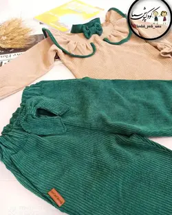 شومیز شلوار مخمل کبریتی