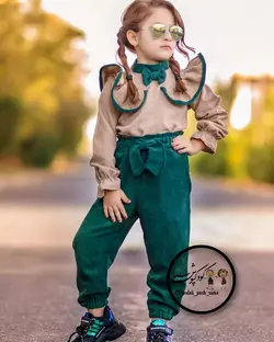 شومیز شلوار مخمل کبریتی