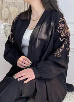 🇹🇷رویه پولک دوزی مشکی رنگ