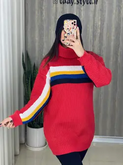 بافت لانگ رنگين كمان كد 017