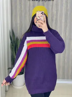 بافت لانگ رنگين كمان كد 017