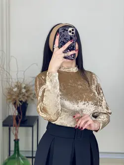 شوميز مخمل ليانا