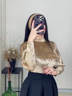 شوميز مخمل ليانا