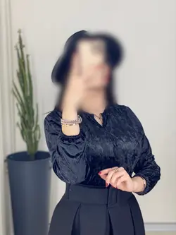 شوميز مخمل مدل ژيكال