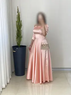 پیراهن ماکسی ساتن سوین