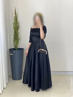 پیراهن ماکسی ساتن سوین