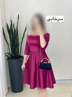 پیراهن ساتن سوین new