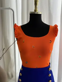 تاپ وارداتی گلدوزی
