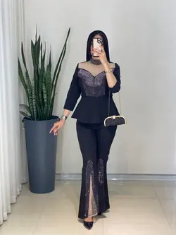 ست شومیز شلوار نارسیس