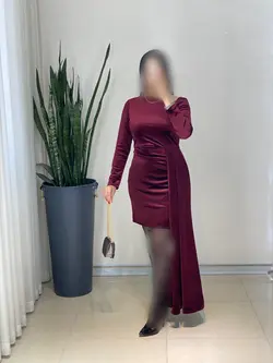 پیراهن مخمل نازلی