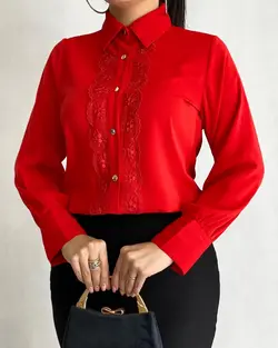 شومیز دانتل نگارین 0090