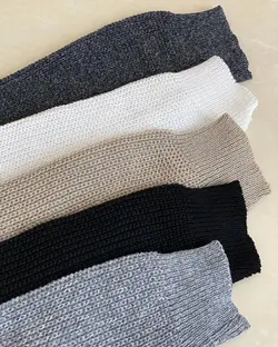 بافت بلند یقه شل