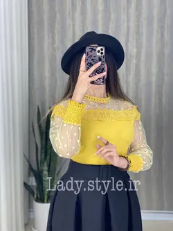 شومیز وارداتی مدل نیلی